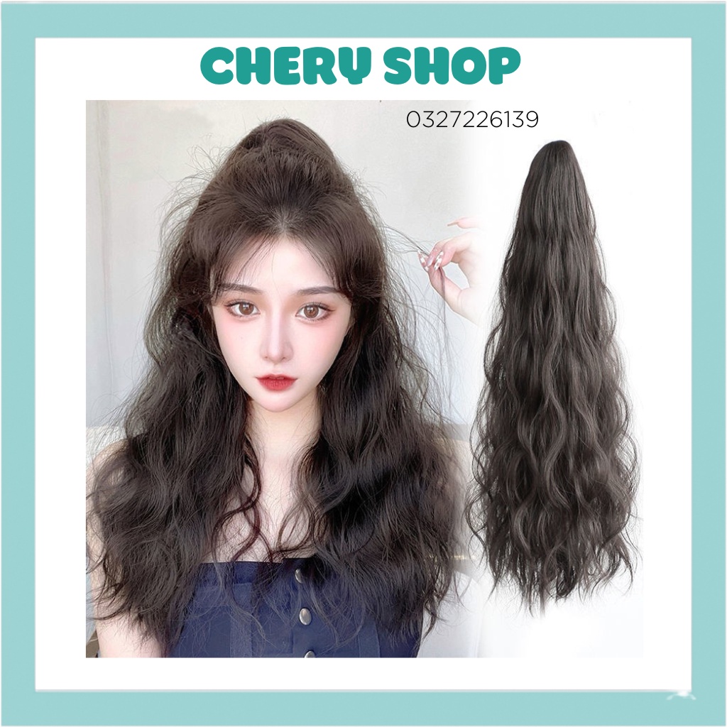 Tóc giả ngoặm xoăn xù ❤️❤️ FREESHIP ❤️❤️ ngoặm xoăn xù đẹp tự nhiên N42