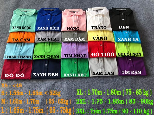 Áo cá sấu cổ bẻ _vải đẹp, không xù lông | BigBuy360 - bigbuy360.vn
