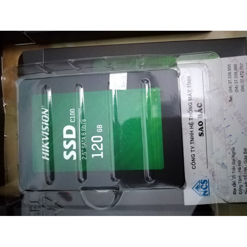 Ổ cứng SSD 120G Hik Vision C100 Sata III 6Gb/s TLC chính hãng mới 100%