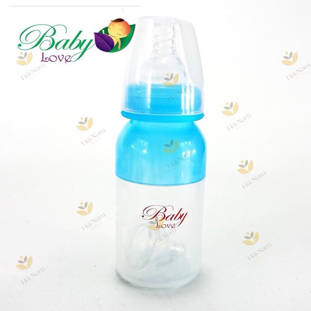 Bình sữa silicon Baby Love 110ml (tặng kèm 1 núm ti và thì silicon ăn dặm) cho bé