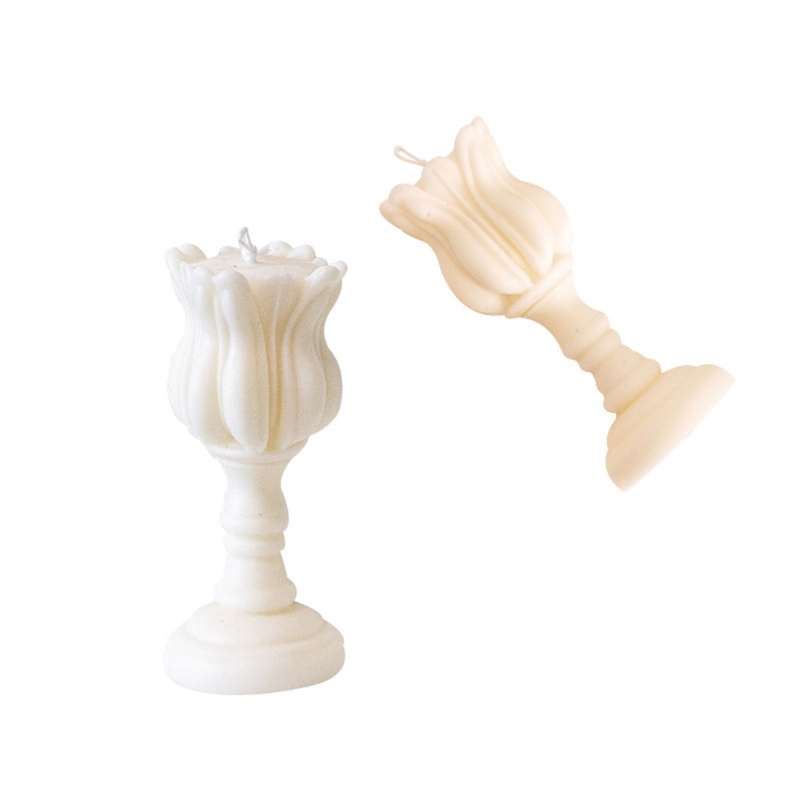 Khuôn Silicone Hình Lọ Hoa Tulip Làm Đồ Thủ Công DIY