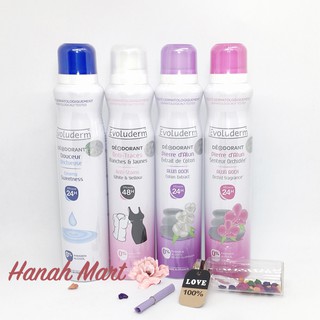Xịt thơm toàn thân Evoluderm 200ml của Pháp
