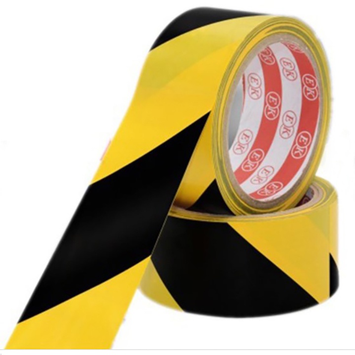 Băng dính cảnh báo sọc vàng đen