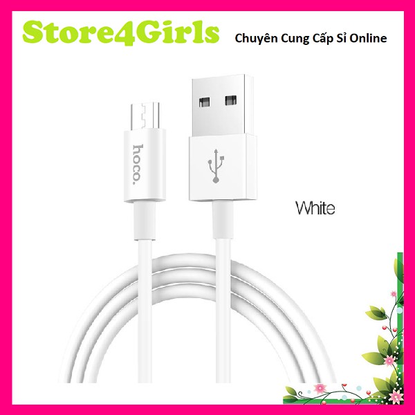 CÁP SẠC NHANH MICRO USB HOCO X20 - DÀI 1M / 2M - DÀNH CHO NHIỀU DÒNG MÁY