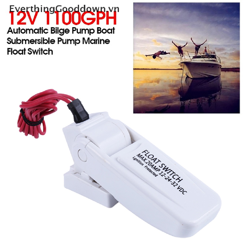 Công Tắc Bơm Chìm Tự Động 12V 1100GPH U7W6 Cho Tàu Thuyền
