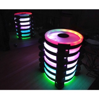 5 fan led coolmon + 1 hub + 1 remote coolmoon