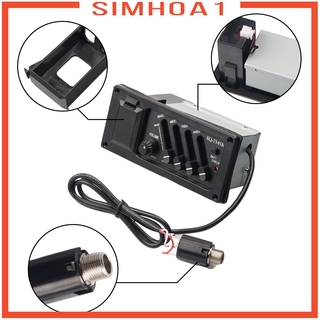 [Simhoa1] Đàn Guitar Dân Gian 545R 4 Băng EQ Equalizer Piezo Pickup Tuner Amplifier Phần
