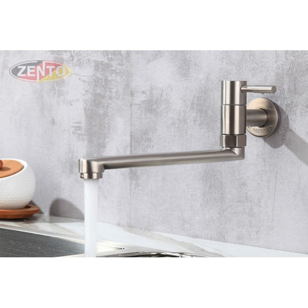 Vòi rửa bát đơn gắn tường inox304 SUS4631