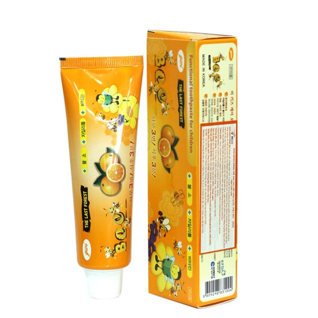 KEM ĐÁNH RĂNG TRẺ EM BEE HƯƠNG NHO/ DÂU/ CAM 90G