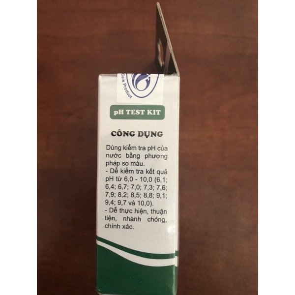 Test pH CP, bộ đo pH CP, kiểm tra pH nước nuôi thủy sản, cá cảnh, thủy sinh.