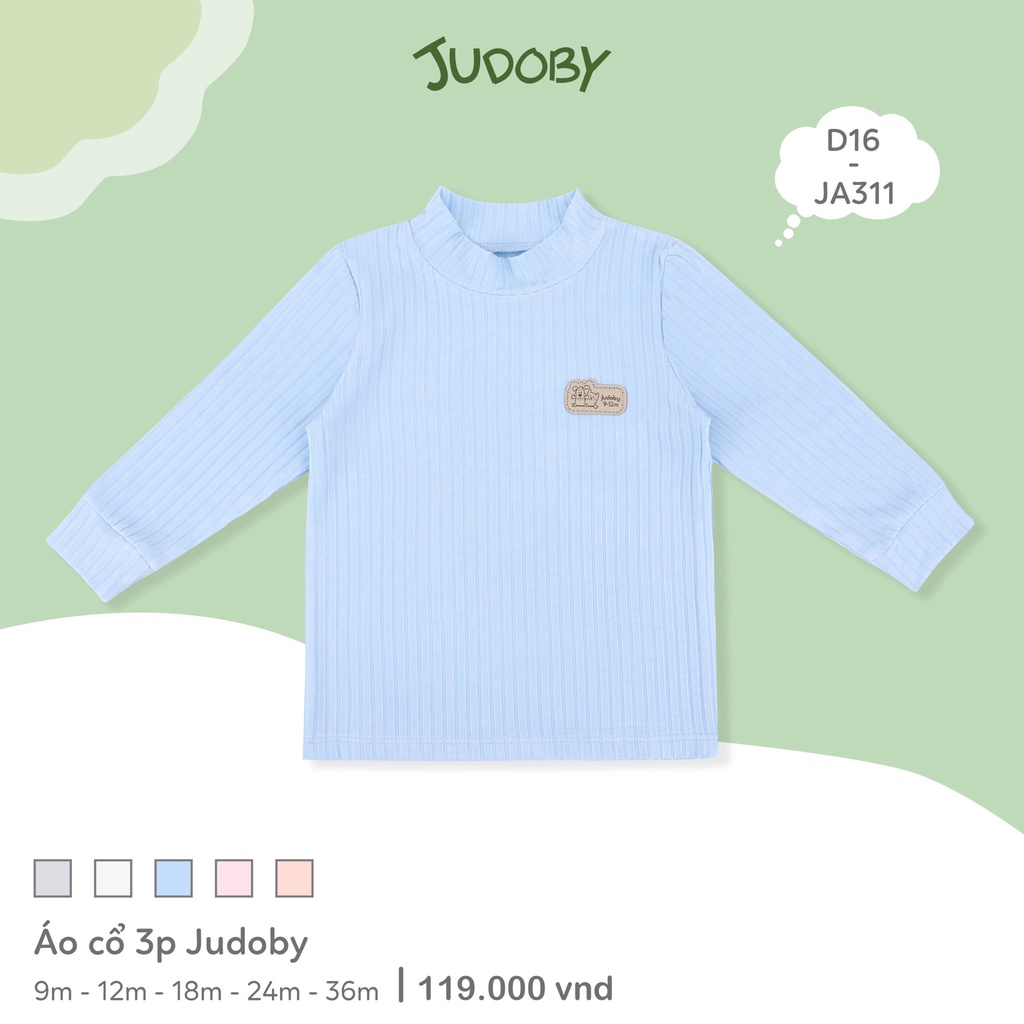 9-36m Áo cổ 3 phân cho bé Judoby JA311