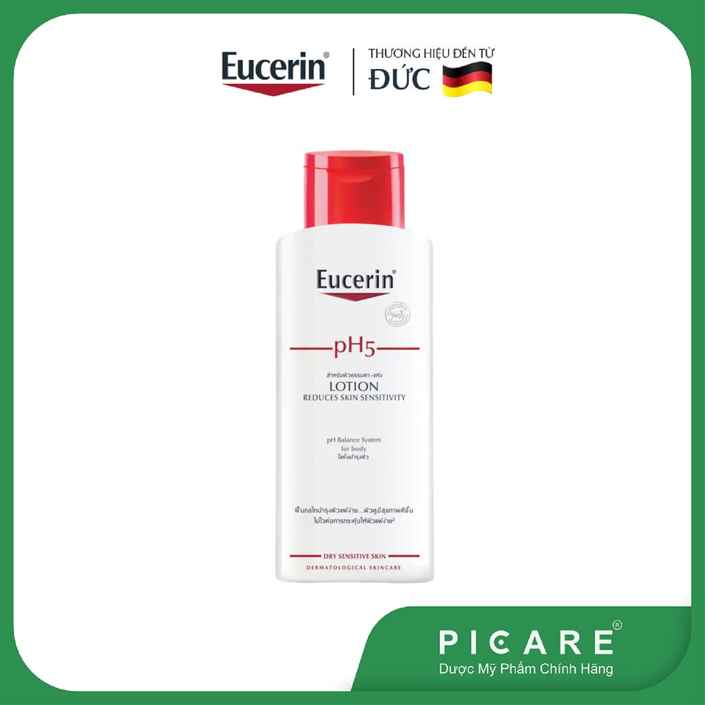 Sữa dưỡng thể dành cho da nhạy cảm Eucerin pH5 Lotion 250ml - 63028