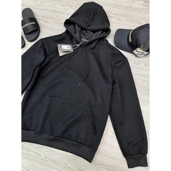 Áo Hoodie nam hoạ tiết dập vân chữ nổi