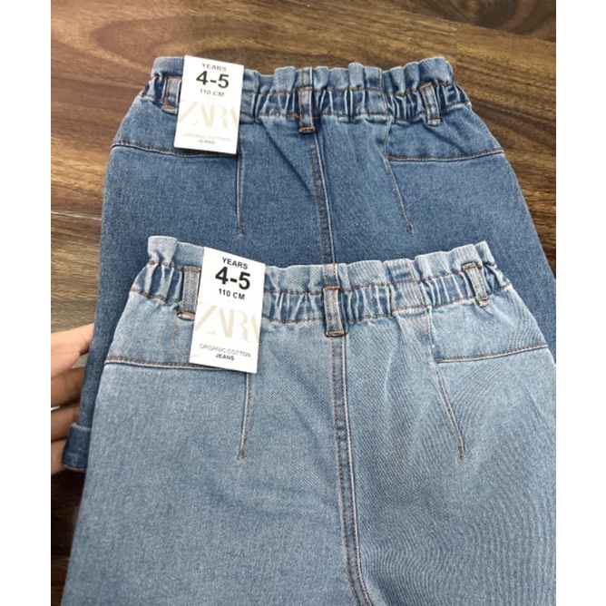 Quần Short Jean Bé Gái ZR Hai Màu