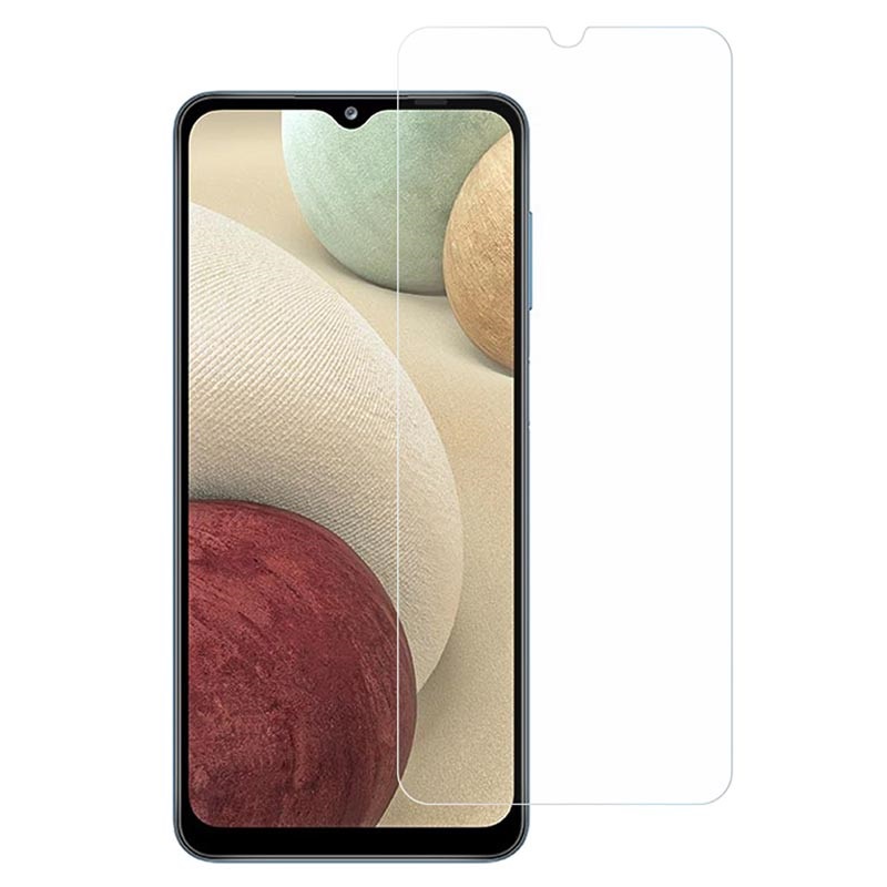 Kính cường lực Samsung A12 / Samsung M12 (Loại KHÔNG Full, Trong suốt, Không viền)