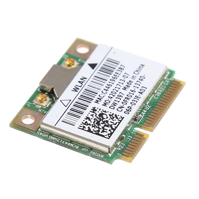 Thẻ wifi không dây PCI-E 54m cho Dell DW1397 0KW770 Broadcom BCM94312HMG2L