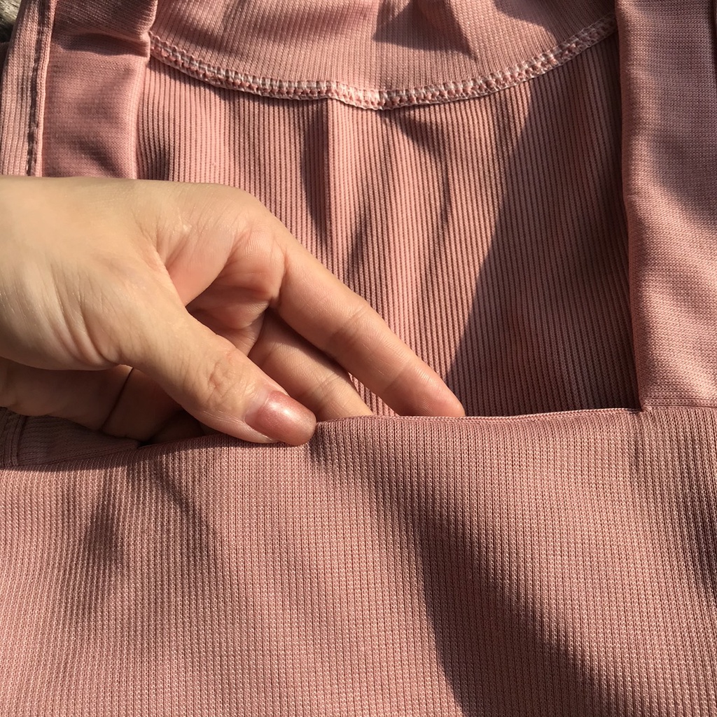 Áo Dài Tay Cổ vuông dệt kim dáng ôm body Thời Trang cho nữ đi chơi đi làm one size Cún-Boutique | BigBuy360 - bigbuy360.vn