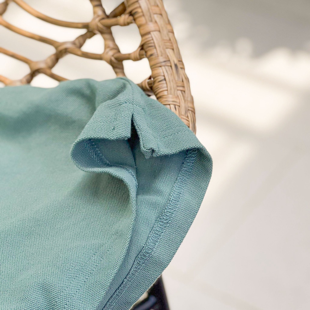 Áo Thun Polo Nam Cổ Bẻ Màu Xanh Lá BY COTTON Premium Basic Green Polo