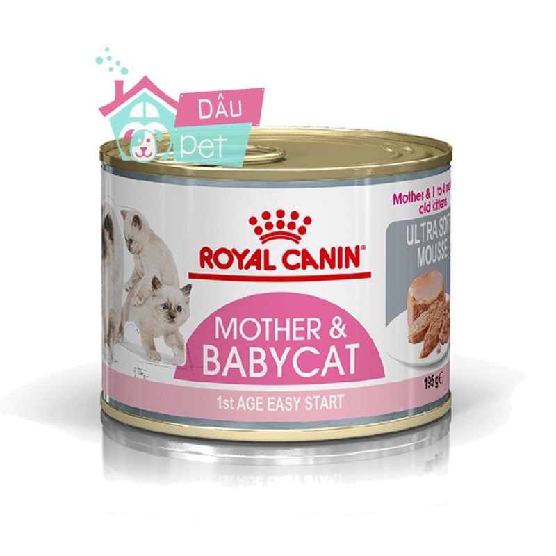 PATE ROYAL CANIN MOTHER &amp; BABYCAT CHO MÈO MẸ &amp; CON 195G