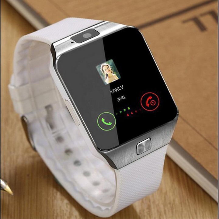 [Gía Rẻ] Đồng hồ thông minh Smart Watch Uwatch DZ09 mặt vuông dây đeo mềm mại Bán lẻ giá sỉ