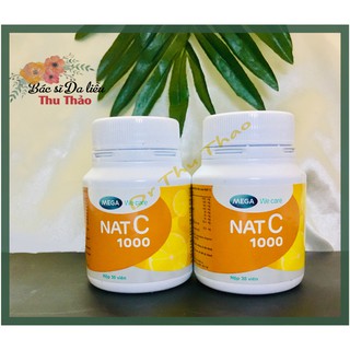 [30 viên] VIÊN UỐNG HỖ TRỢ SÁNG DA - TĂNG ĐỀ KHÁNG NAT C 1000mg