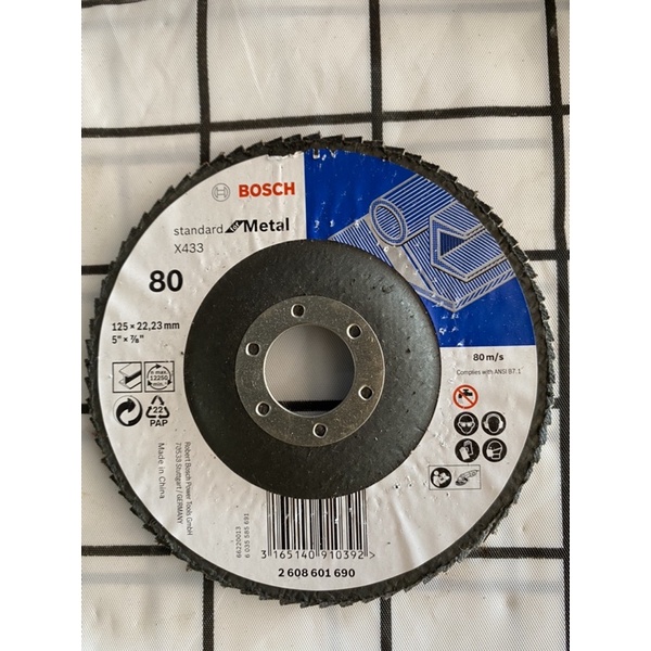 ĐÁ NHÁM XẾP 125mm BOSCH