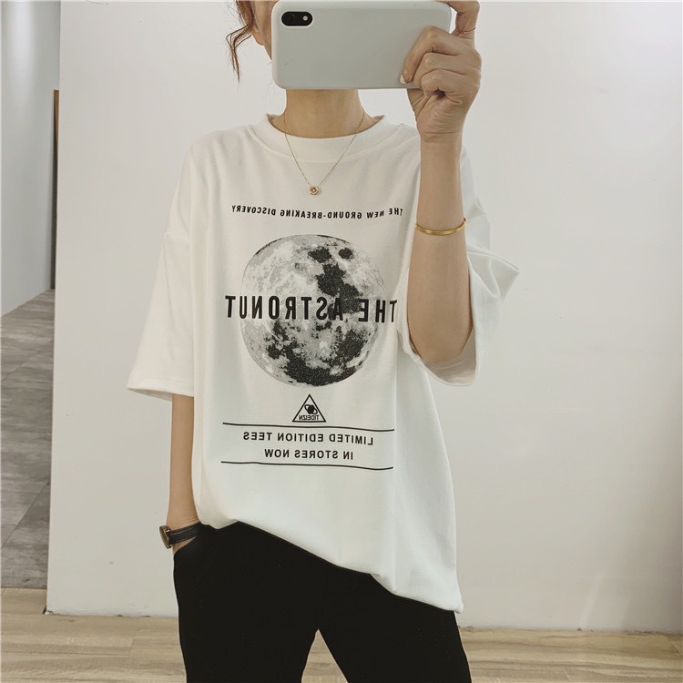 Áo thun cổ tròn Astron phông Unisex Form rộng ZURAVN
