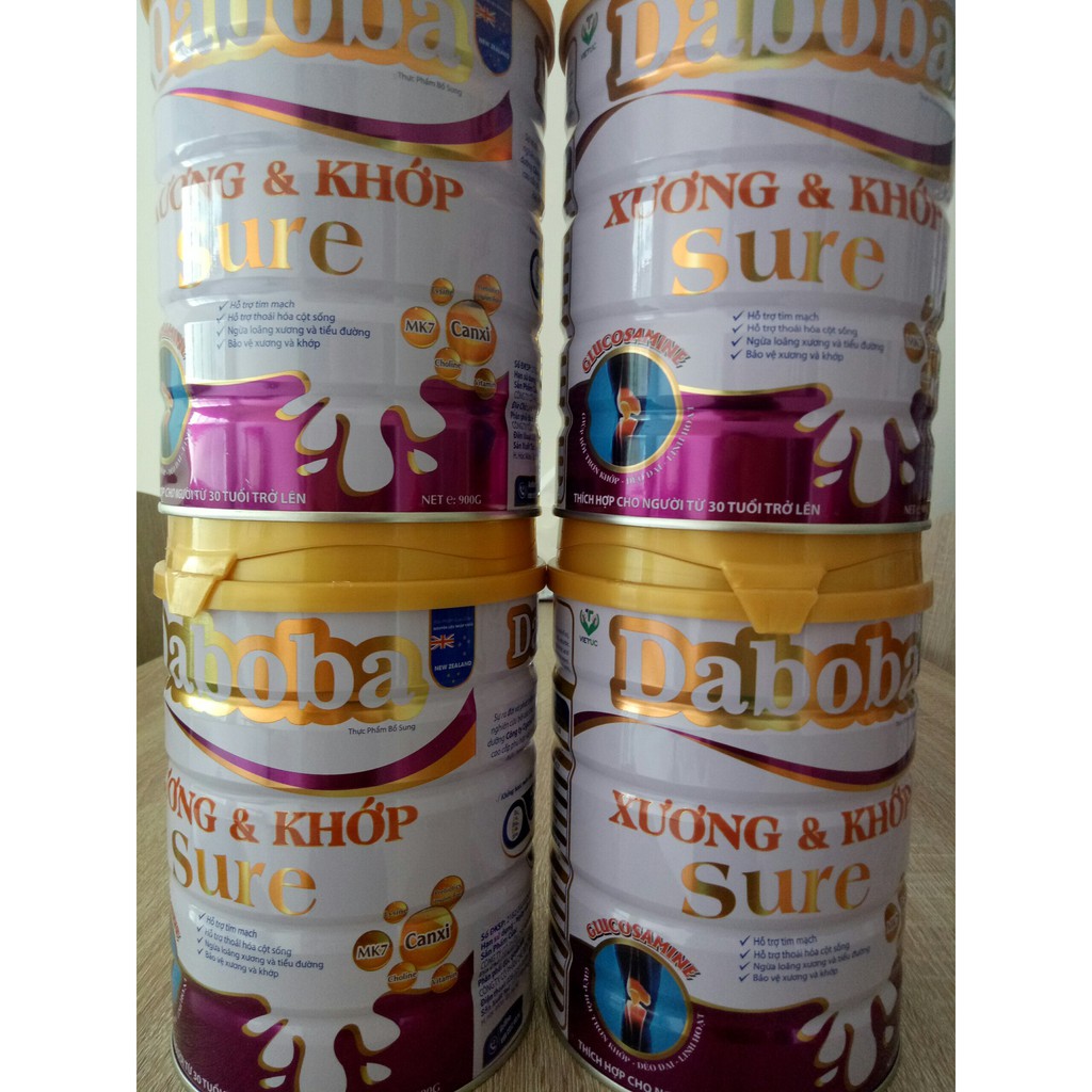 Sữa xương khớp Daboba Sure 900g - giải pháp dinh dưỡng cho xương và khớp chắc khỏe