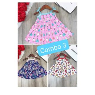 Combo 3 váy bé gái