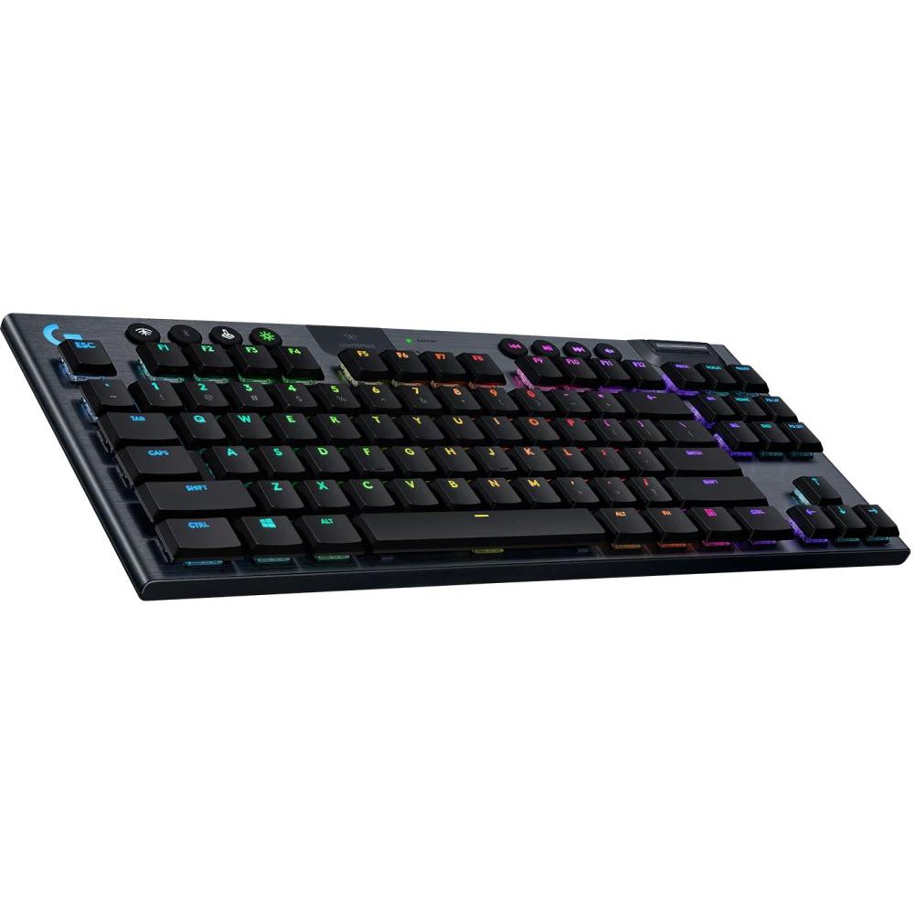 [Mã ELCL7 giảm 7% đơn 300K] Bàn phím cơ gaming không dây Logitech G913 TKL - Không phím số, Bluetooth/USB, RGB