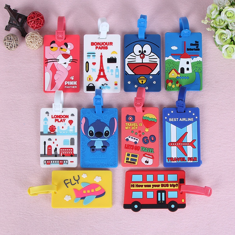 Combo 10 Cái Bảng Tên Name Tag Chống Thất Lạc Dành Cho Vali Balo - Shine House