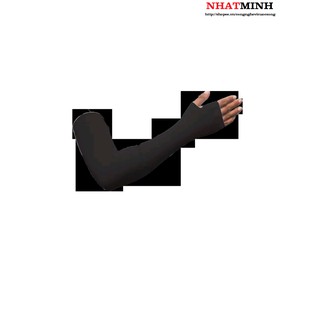 Găng tay chống nắng Letslim (Đen)