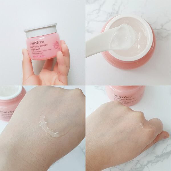 Kem Dưỡng Innisfree Jeju Cherry Blossom Tone Up Cream &amp; Jelly Cream