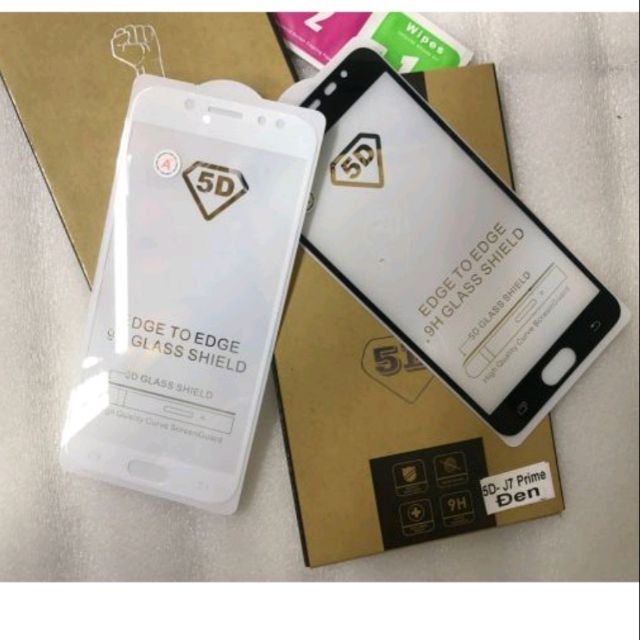 Dán kính 5D Full màn Galaxy J7 Prime ( Full keo )