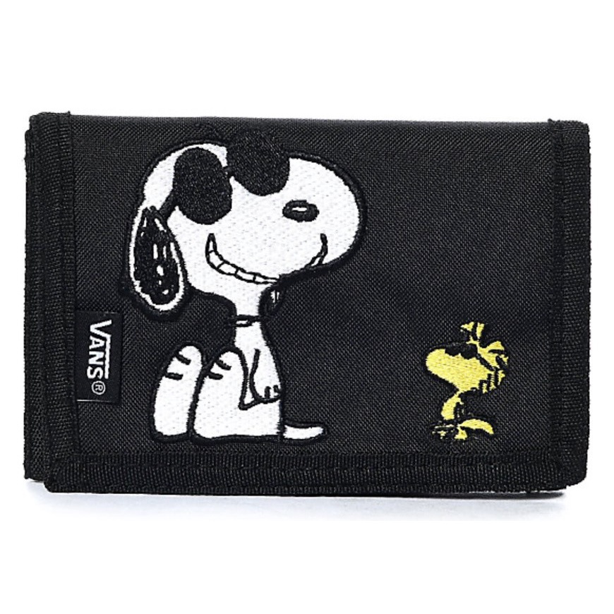 Ví vải Snoopy thời trang unisex nhiều ngăn vừa thẻ ATM có thể gấp gọn chống nước dễ thương QASA