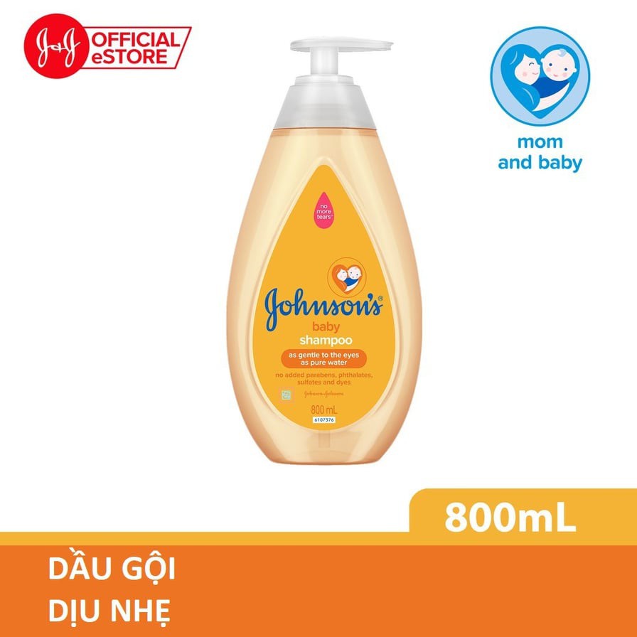 Sữa tắm và tắm gội toàn thân mềm mịn Johnson's baby 500ml