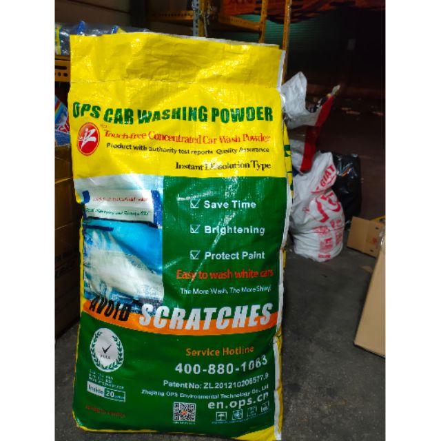 Bột rửa xe không chạm bao 20 gói