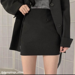 Set blazer + chân váy đen