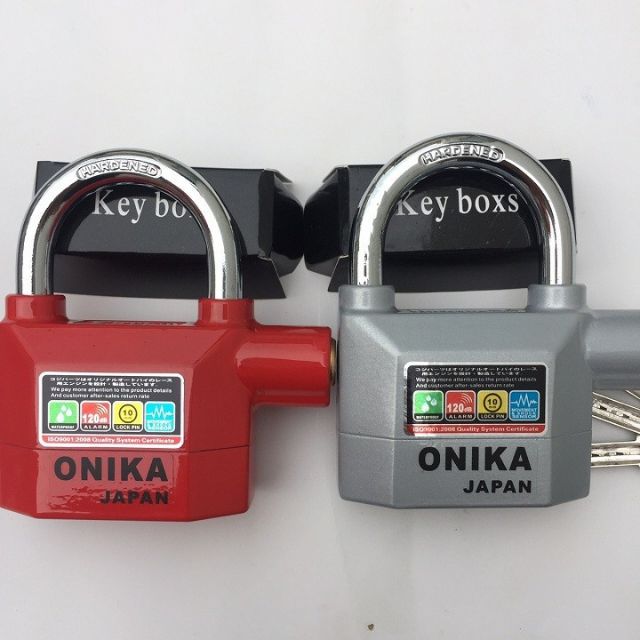 Ổ khóa chống trộm cao cấp ONIKA chính hãng, ổ khóa cửa báo động 3 chìa