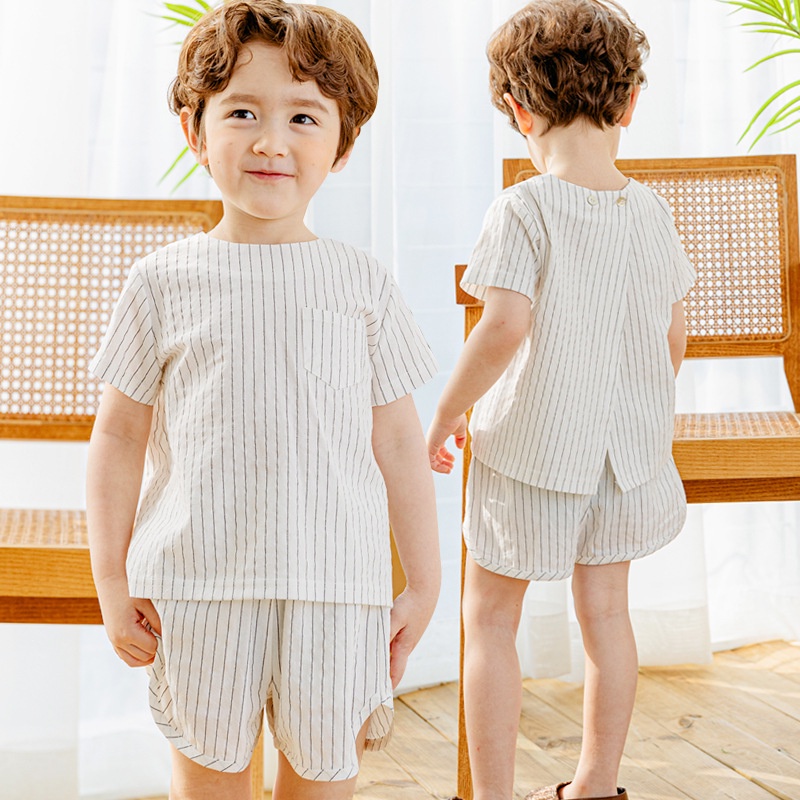 Bộ hè Bebezoo kẻ sọc cho bé BEB2SE202