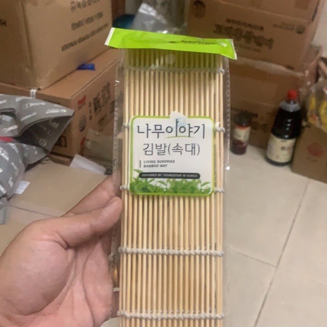 MÀNH TRE LÀM CƠM CUỘN KIMBAP HÀN QUỐC