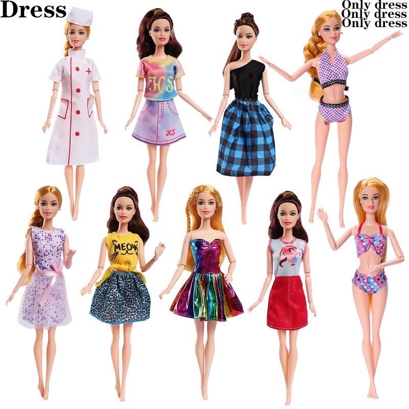 Trang phục xinh xắn nhiều kiểu tùy chọn cho búp bê kích thước 1/6 28cm