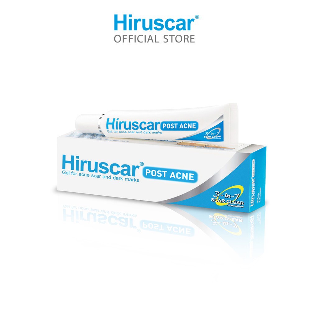 Gel chăm sóc sẹo mụn và mụn thâm Hiruscar Post Acne 10g