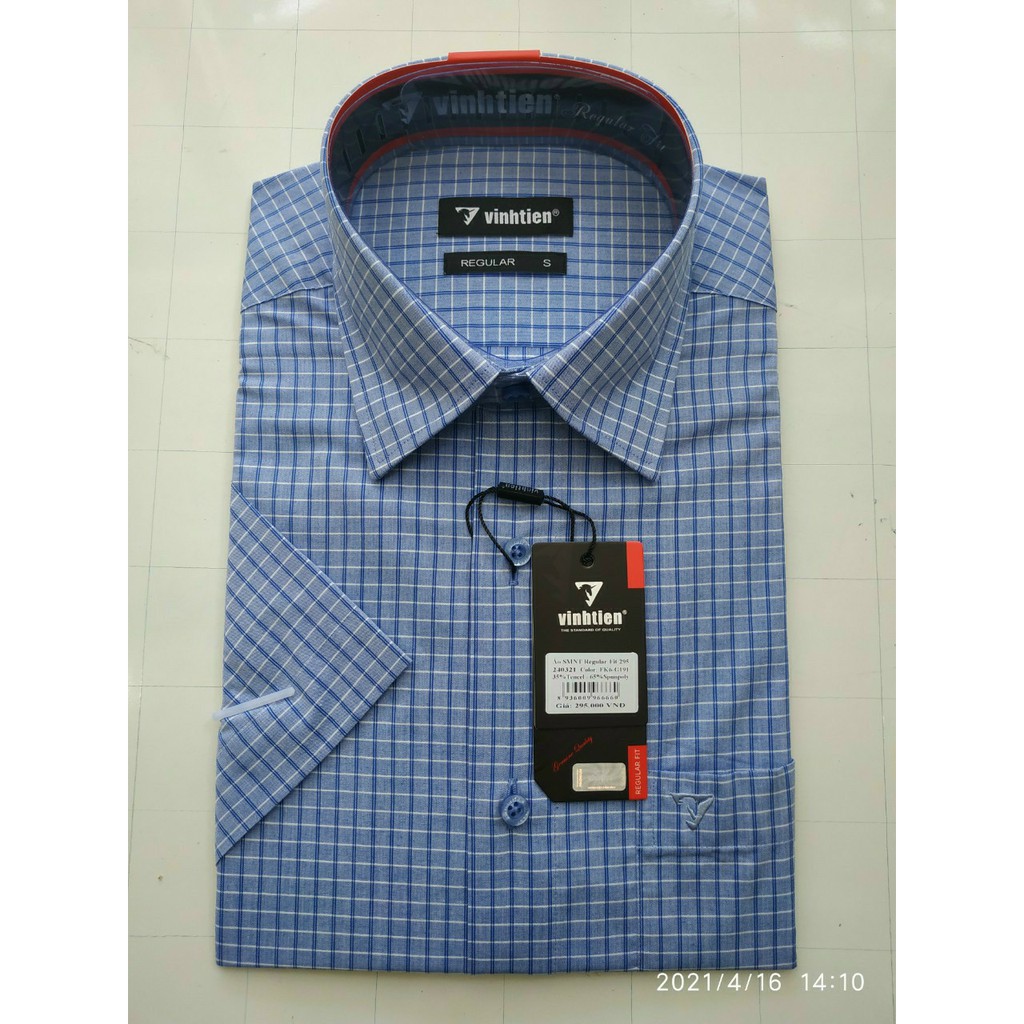 Áo Vĩnh Tiến tay ngắn VẠT BẦU nhiều mẫu 264 và 295 size S (54-61kg) | BigBuy360 - bigbuy360.vn