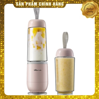 Máy Xay Sinh Tố Cầm Tay Đa Năng Bear LLJ-D04B1, Máy Xay Sinh Tố Mini 2 Cốc Xay cực nhanh 9s, Cao Cấp, An Toàn