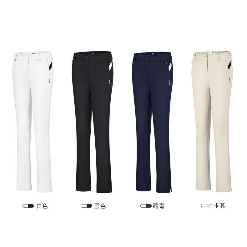 Quần Dài Ống Loe Chơi Golf Có Túi Khóa Kéo Chống Thấm Nước Thời Trang Mùa Hè Cho Nữ Kz128