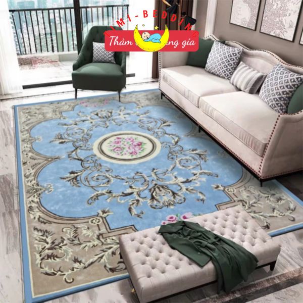 Thảm trải sàn phòng khách lông cừu sang trọng, ấm áp kích thước 1,6mx2,3m - Thảm panama– Timibedding