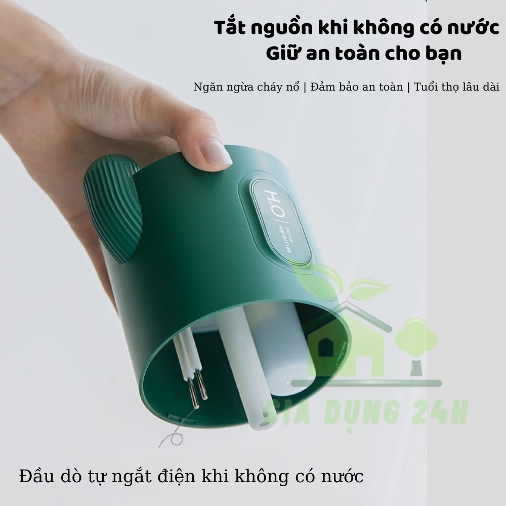 Máy Phun Xương, Xông Tinh Dầu, Tạo Ẩm H2O [CAO CẤP] Dung Lượng Pin 2000mAh Sử dụng 4h liên tục