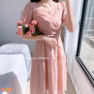váy hồng tiểu thư Y123