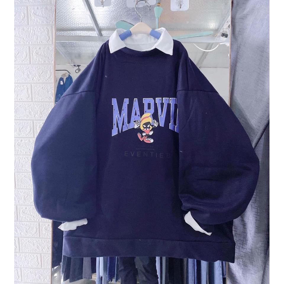 Áo Nỉ MARVIN (Ẩnh Thật, Video Thật) - Áo Nỉ Free Size Siêu Hot | BigBuy360 - bigbuy360.vn